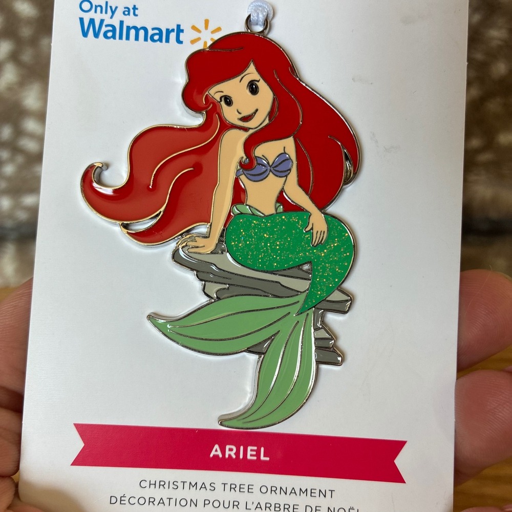 Hallmark Christmas Ornament Ariel Disney Princess Little Mermaid Metal Ornament - Picture 4 of 5
